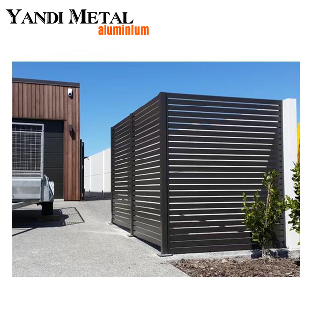 Top outdoor powder paint aluminum pool security fence Temporary fence panel aluminum fence