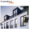 Hot selling simple hot break aluminum narrow thin frame energy-saving aluminum casement window
