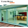 High performance House frame Main entrance closet door Secure aluminum folding sliding door access with thermal circuit breaker
