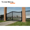 Garden patio Custom Size Welded door Aluminum Luxury trim Metal Safety aluminum welded door
