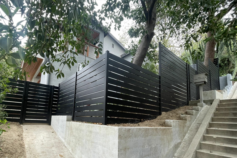 Custom Aluminum Fencing for Sloped and Uneven Terrains