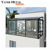 Glass curtain wall double pane window glass panels