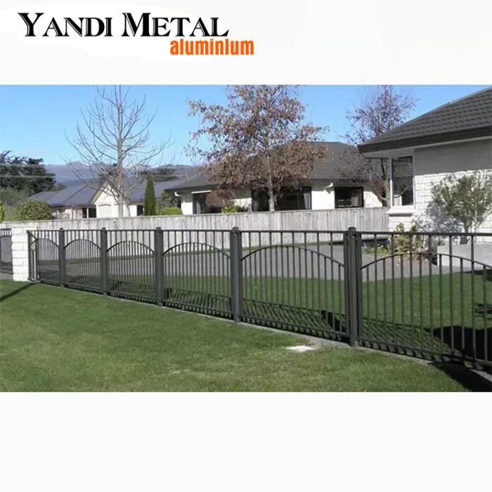 Hot selling aluminum fence Metal privacy fence garden railing corrosion protection fence aluminum fence