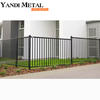 New privacy fence Aluminum vertical blade fence Outdoor powder-coated aluminum profile fence panel