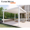 Manufacture of waterproof shutters awning aluminum pergola outdoor electric roof bioclimatic pergola