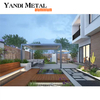 OEM motor car aluminum pergola retractable sliding and folding aluminum louvers bioclimatic pergola