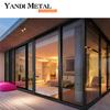 Villa's latest luxury patio doors Modern design windproof exterior soundproof aluminum sliding glass doors