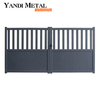 Hot selling powder paint Aluminum door design aluminum garden fences and gates