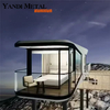 Customizable prefabricated houses with modern mobile modular prefabricated steel structures support hotel space capsule houses