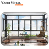Modern design good price double glass sliding window custom aluminum French glass sliding window