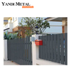 High quality decorated garden patio house fence Semi-or full privacy blade fence