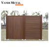 High quality decorative wood plastic composite wood plastic home garden garden fence board