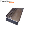 Yandi Hot anodized Fram aluminum material custom extruded aluminum door and window 6063 manufacturer