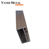 Frame anodized aluminum extruded profile material custom 60063 aluminum profile manufacturer high quality