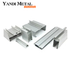 Yandi Hot selling custom 6061 6063 frame aluminum extruded profile manufacturer anodized surface