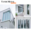 Manufacturer wholesale price Metal casement window aluminum frame tempered glass aluminum sliding window