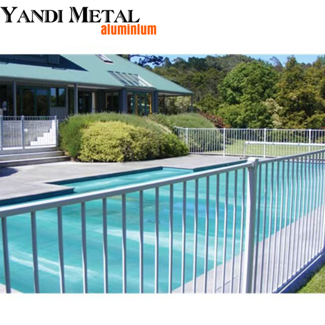 Yandi powder-coated aluminum metal fence panels are of good quality and easy to assemble for outdoor decorations