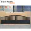 Factory direct industrial custom gate and fence wall design aluminum gate fence