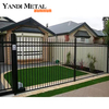 Hot selling custom outdoor powder-coated anodized horizontal slats for swimming pool pool aluminum fence panels