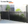 Modern design horizontal slats aluminum fence plate Aluminum metal fence Louvre screen blade fence