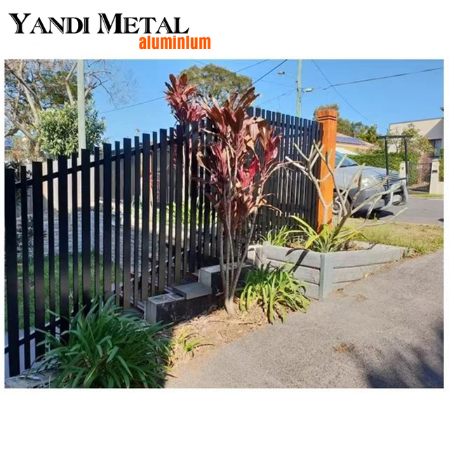 Price Offer Custom level powder-coated waterproof privacy aluminum profile waterproof garden fence