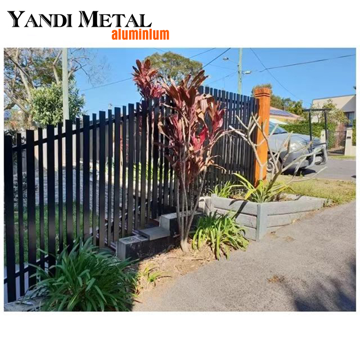 Price Offer Custom level powder-coated waterproof privacy aluminum profile waterproof garden fence