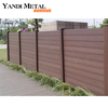 DIY vertical aluminum slat fence Garden Outdoor trim slat fence Horizontal privacy aluminum slat fence panel screen
