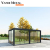 High quality electric roof pavilion Courtyard awning Waterproof double electric aluminum louver pergola