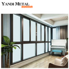 Yandi Factory direct sales professional design double glazing aluminum insulation window