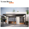 Waterproof glass 3x3 3x4 gazebos Outdoor gazebos Terrace Aluminum gazebos Custom outdoor luxury metal roof Aluminum garden gazebos
