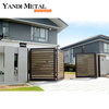 Modern front entrance alloy folding sliding aluminum doors for frameless and sliding door profiles