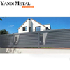 Supply modern high quality fence design outdoor houses backyard garden aluminum alloy material metal fence panels