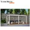 3×4 4×6 4×4 3×6 4×8 6×8 Bioclimatic aluminum extrusion profile weatherproof open louver pergola outdoor pavilion