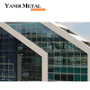 Topwindow hot break bar frameless profile aluminum glass and aluminum curtain wall