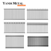 High quality aluminum fence panels for garden fences Metal Aluminum pool fence railings Black garden
