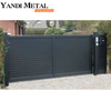Custom decorative patio entrance aluminum gate Driveway sliding door