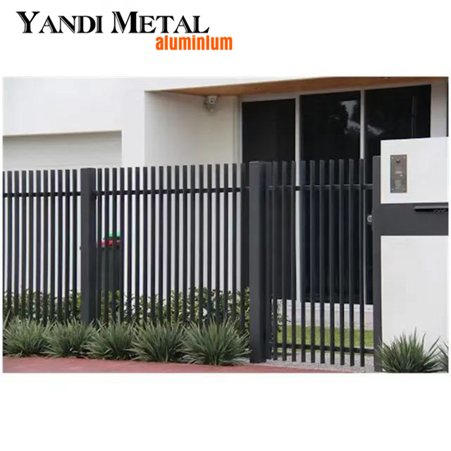 High quality house privacy Aluminum decorative fence panel design security fence post security fence