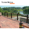 Classical simple galvanized steel aluminum alloy railings Wrought iron outdoor/indoor stair railings