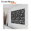 Modern design Custom aluminum fence decoration DIY garden privacy metal screen Aluminum laser cut screen