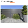 Custom material White wood plastic PVC aluminum garden gate fence panel parts