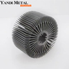 Different aluminum circular heat sink, aluminum heat sink shapes/ profiles, types shape machine aluminum profile heat sink