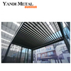 Modern retractable custom sized outdoor gazebo aluminum louvers wedding stand outdoor