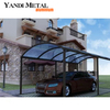 Aluminum frame carport canopy metal roof Economical and beautiful aluminum carport waterproof
