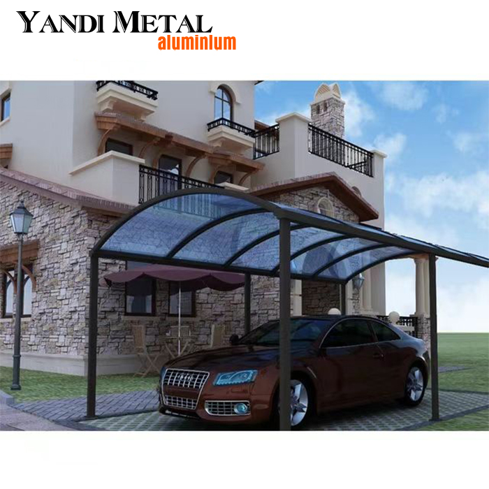 Hot economic attractive aluminum alloy carport outdoor waterproof carport