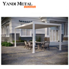 Selling quality waterproof function garden aluminum pergola pergola system waterproof louver roof