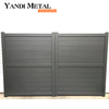 Yandi Aluminum Privacy Estate Gates Automatic electric driveway sliding garden patio metal aluminum doors