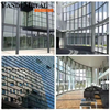 Invisible frame aluminum curtain wall, glass aluminum curtain wall facade, manufacturer glass curtain wall aluminum profile