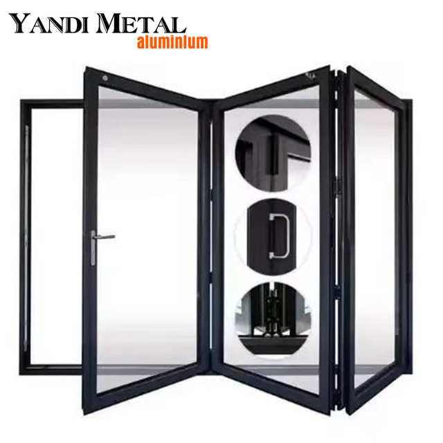 Factory latest design modern villa aluminum front door sliding door aluminum profile