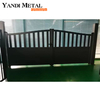 Custom fashion fancy aluminum galvanized steel fence profiles Color bonded fence panels and doors