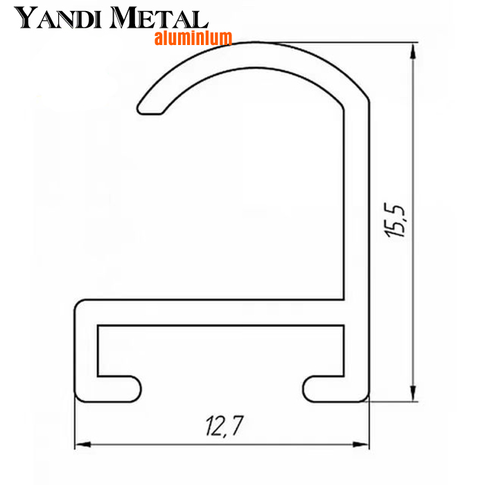 Machine Extrusion Aluminium Foshan Structural Aluminum Profile For The Manufacture Of Advertising Modules